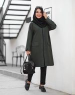 مانتو کتی کوتاه دیپلمات مدل پرتو قد 72 - تصویر 9