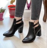نیم بوت مدل Golsar پاشنه ۶سانت رویه چرم صنعتی