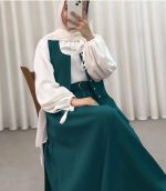 ست چهارتیکه زنانه شامل شومیز، دامن، جلیقه و کمربند جنس مازراتی - تصویر 9
