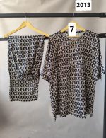 ست تیشرت شلوار نخی سه دکمه راحت و خنک - تصویر 14