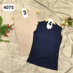 تاپ کرکره ای یقه هفت با کشسانی و 7 رنگ - تصویر 2