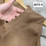 تاپ کرکره ای یقه هفت با کشسانی و 7 رنگ - تصویر 3