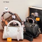 کیف دخترانه اسکارف دار بند پهن۳رنگ - تصویر 2