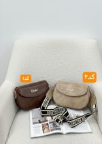 کیف دخترونه بیاله دوشی با بند پهن سر خونه دار - تصویر 3