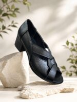صندل تابستانی کد۲۸۲ رویه بیاله چرم،شیک زیره ۵ سانت دلتا size:37 ta 42 - تصویر 3