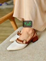 کفش مجلسی  پاشنه۳سانت سایز۳۷تا۴۱ در دو رنگ - تصویر 3