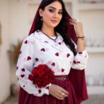ست سه تیکه زنانه قلب | شومیز کرپ بوگاتی، دامن لینن پلاس و کمربند | سایز 38 تا 48